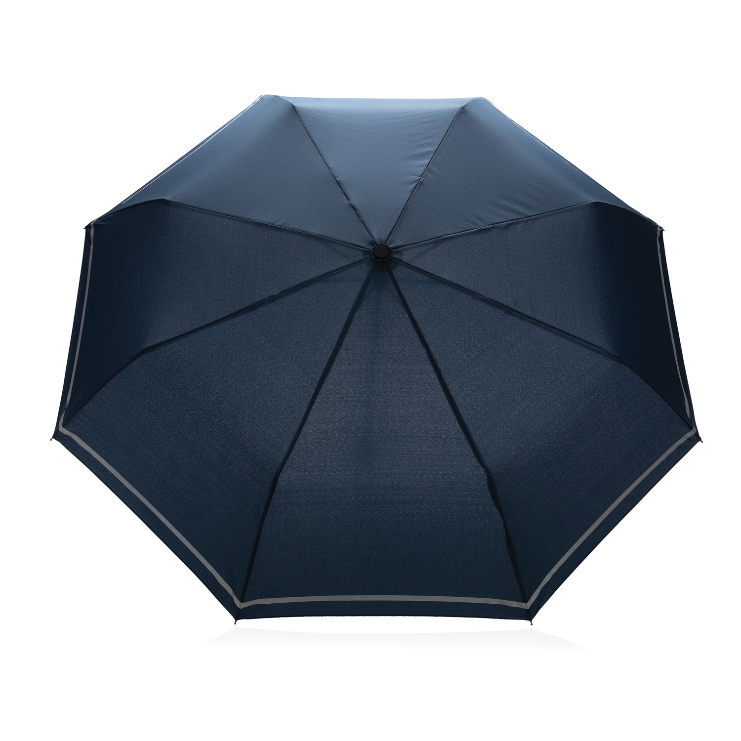 Компактный зонт Impact из RPET AWARE™ со светоотражающей полосой, d96 см , rpet; металл