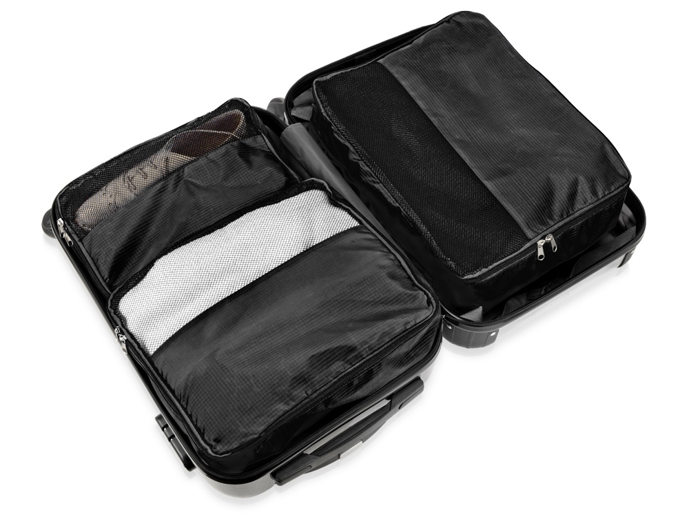Комплект чехлов для путешествий «Easy Traveller», черный, полиэстер