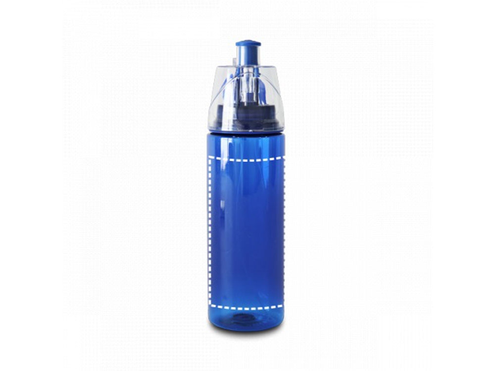 Бутылка для спорта 600 мл «CLOUDS», синий, полистирол