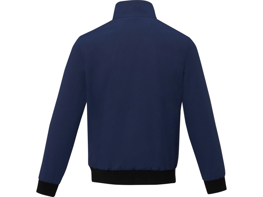 Легкая куртка-бомбер «Keefe» унисекс, синий, полиэстер