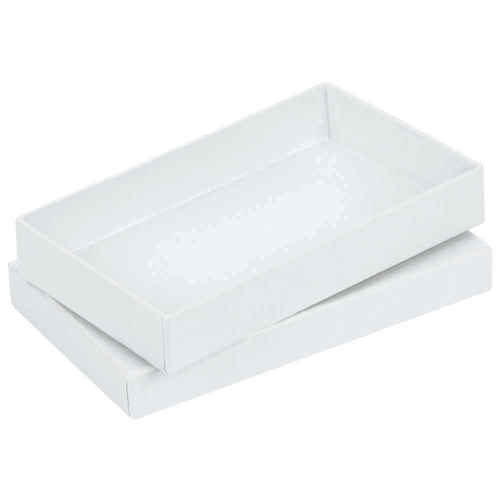 Коробка Slender, малая, белая, белый, картон