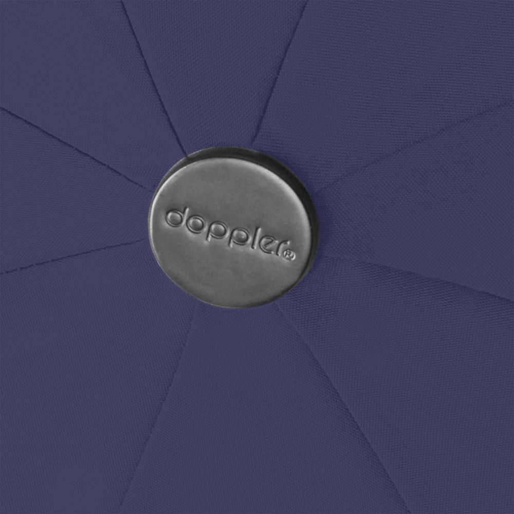 Зонт складной Carbonsteel Magic, темно-синий, синий, купол - эпонж, алюминий; ручка - пластик, 190t; рама - металл; спицы - карбон