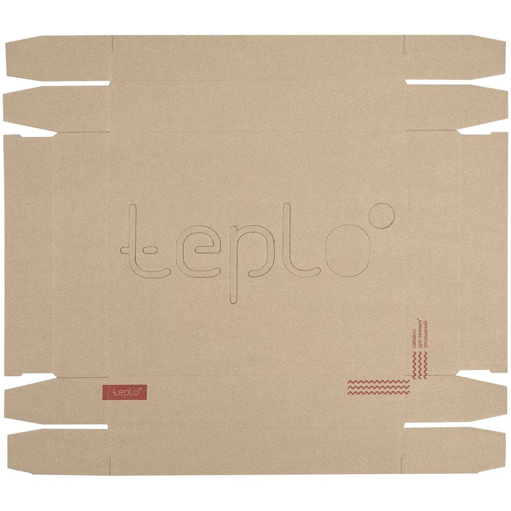 Коробка Teplo, малая, крафт, картон