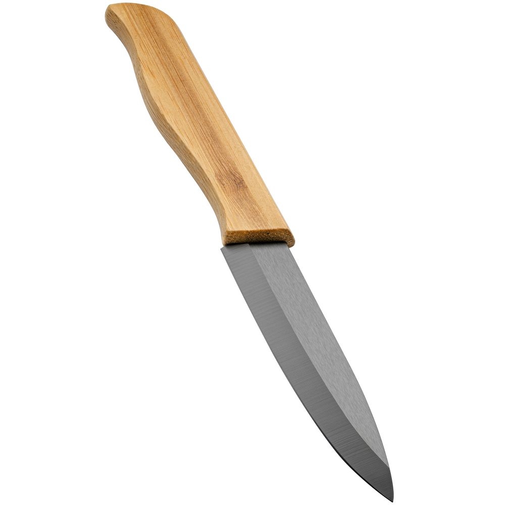 Нож для овощей Selva, лезвие - керамика; рукоятка - бамбук