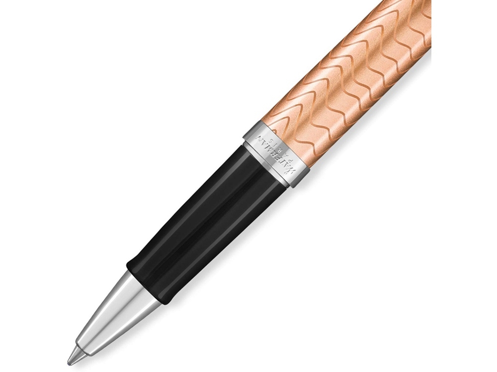 Ручка роллер Hemisphere Deluxe, розовый, серебристый, бежевый, металл