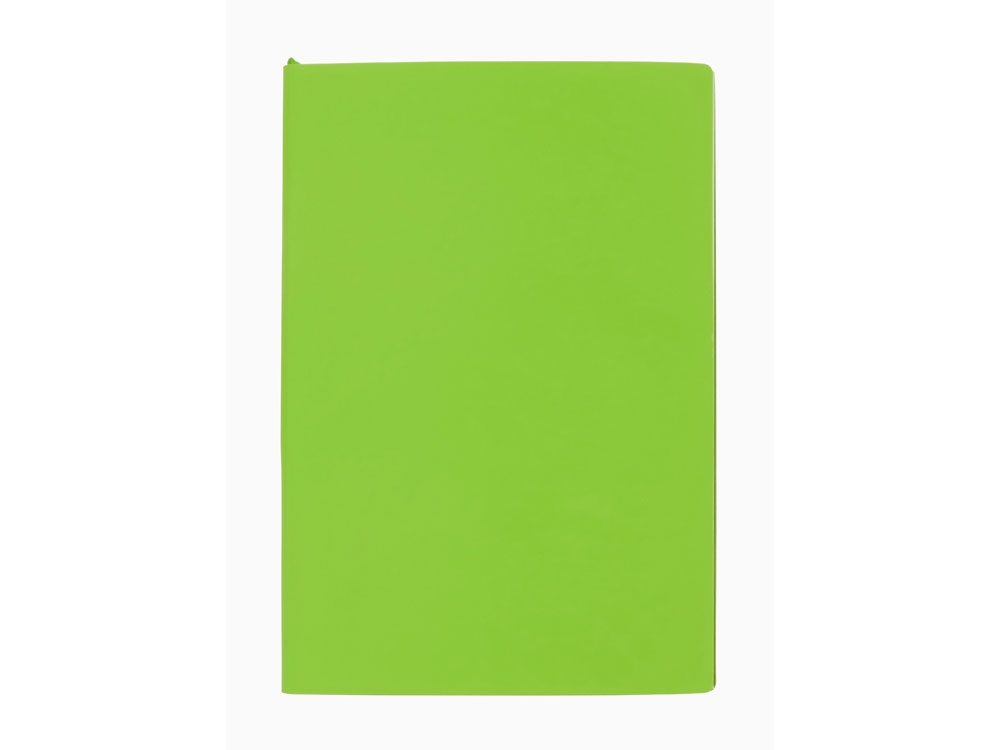 Бизнес-блокнот А5 «C1» soft-touch, зеленый, кожзам, soft touch