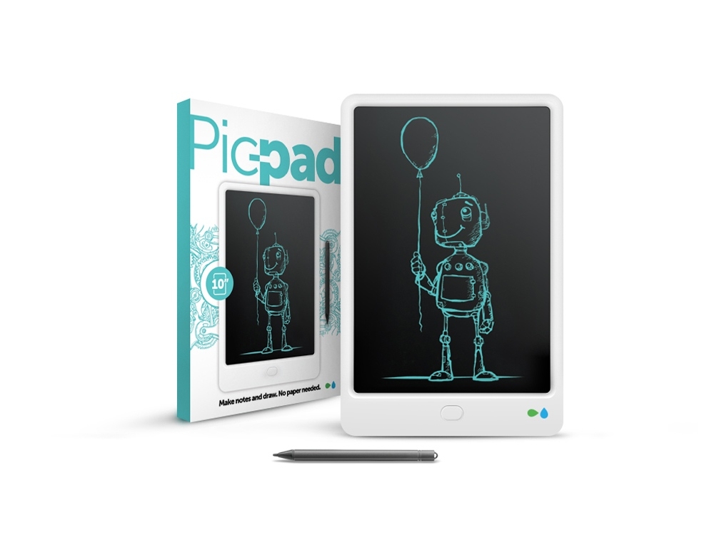 Планшет для рисования «Pic-Pad» с ЖК экраном, черный, белый, пластик