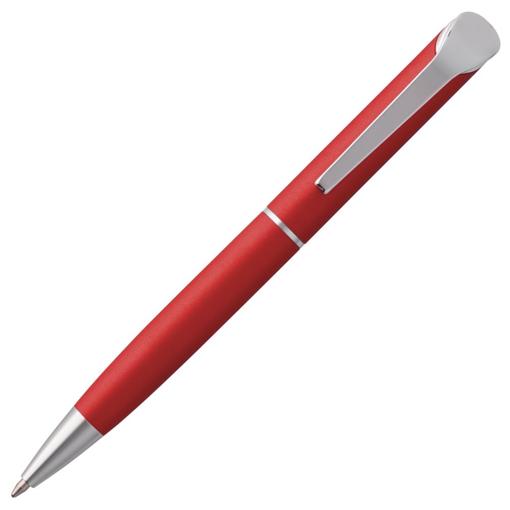 Ручка шариковая Glide, красная, красный, алюминий