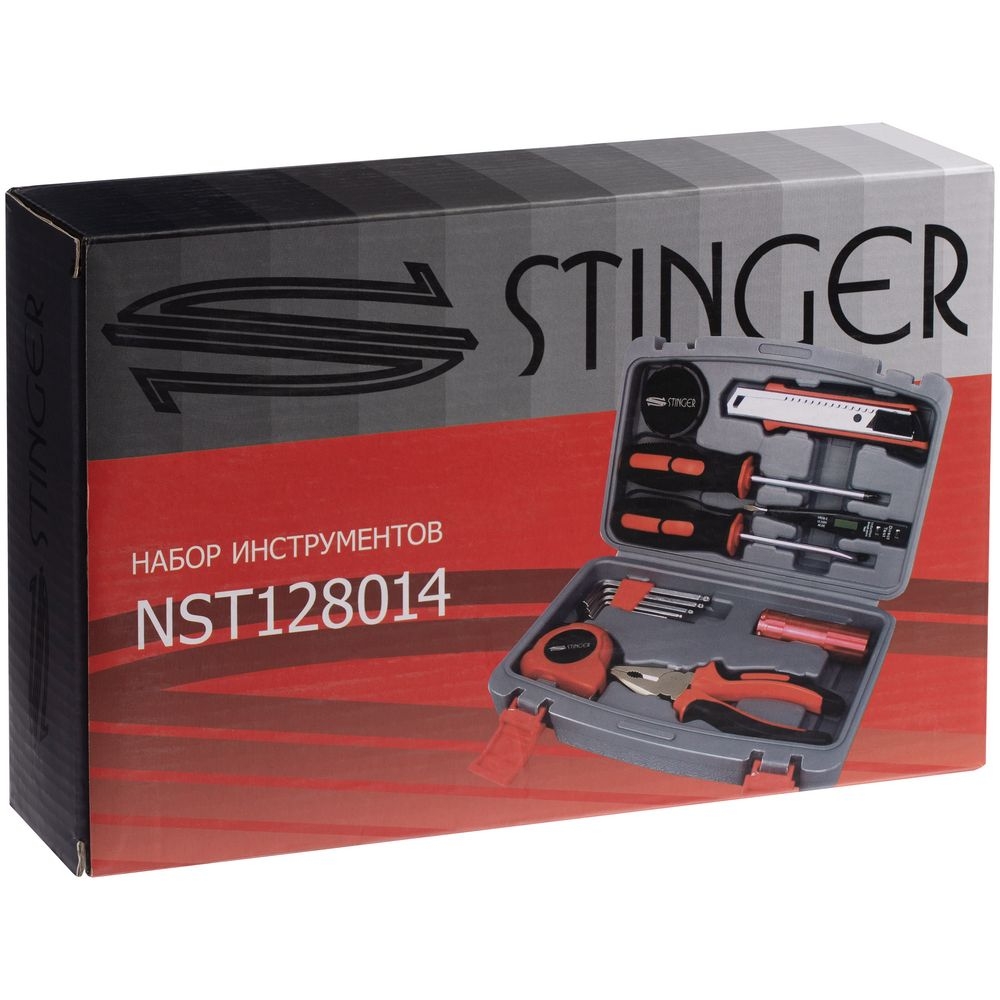 Набор инструментов Stinger 13, серый, серый, инструменты - сталь, пластик; кейс - пластик