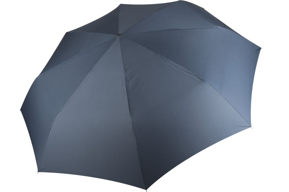 Зонт складной Fiber, темно-синий, синий, 190t; ручка - пластик, купол - эпонж