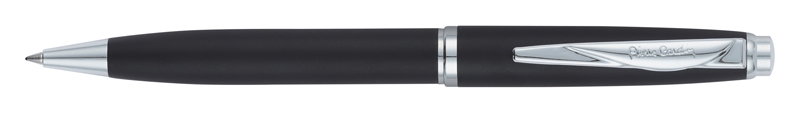 Ручка шариковая Pierre Cardin GAMME Classic. Цвет - черный матовый. Упаковка Е., черный, латунь, нержавеющая сталь