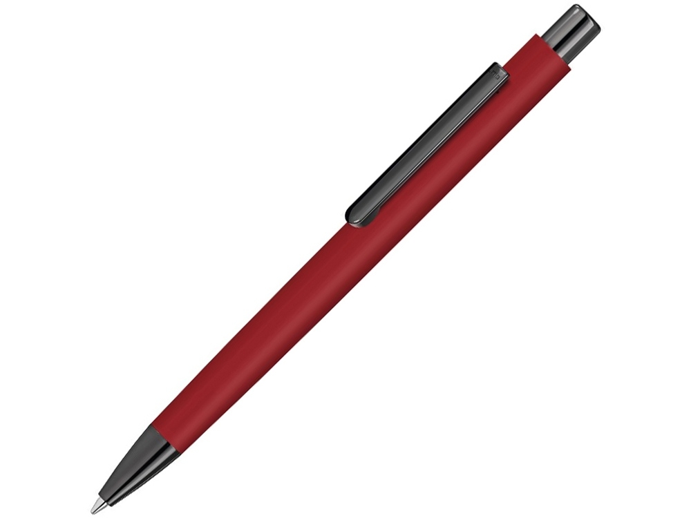 Металлическая шариковая ручка «Ellipse gum» soft touch с зеркальной гравировкой, красный, soft touch