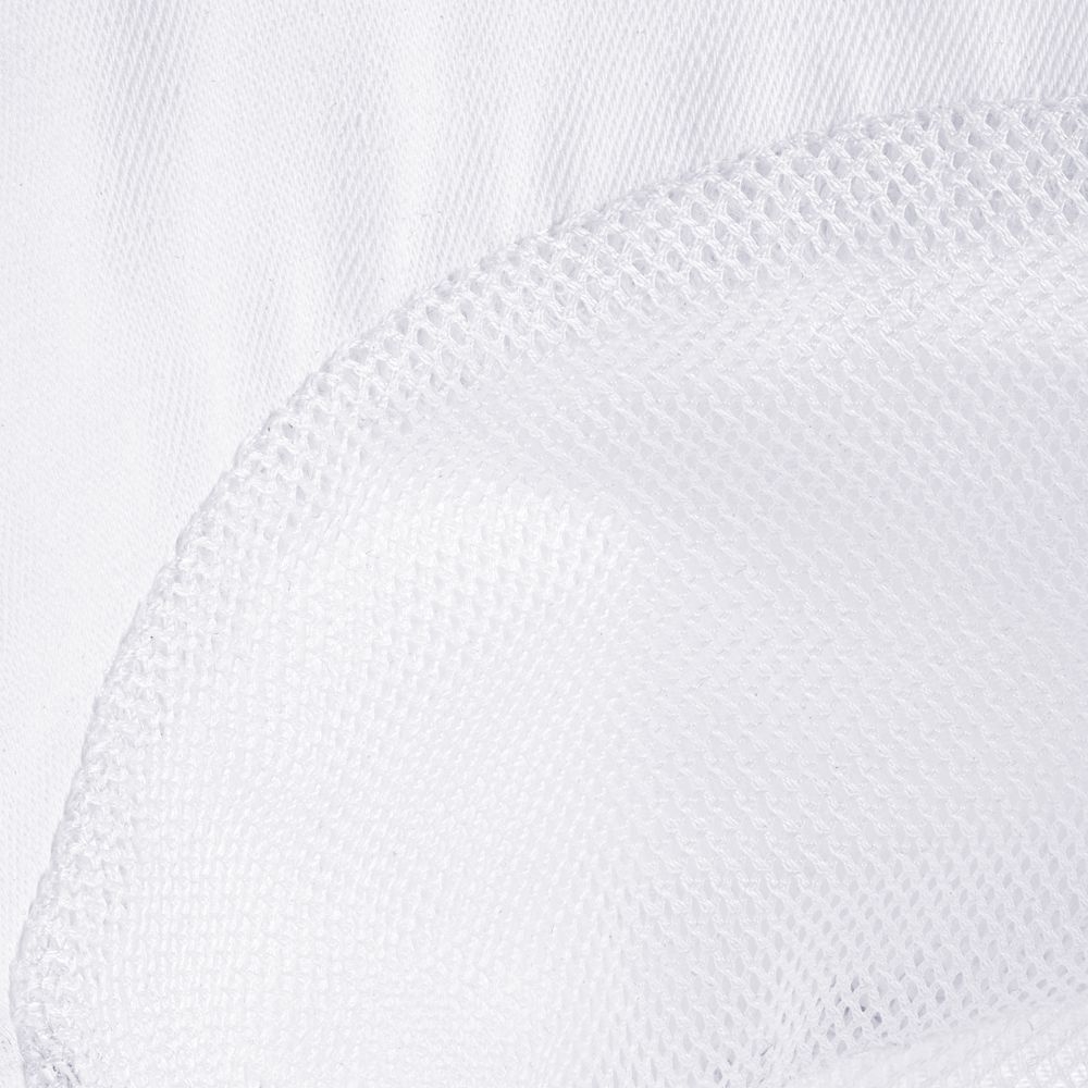 Панама Vento, белая, белый, сетка, верх - хлопок 100%, плотность 240 г/м²; подкладка - полиэстер 100%