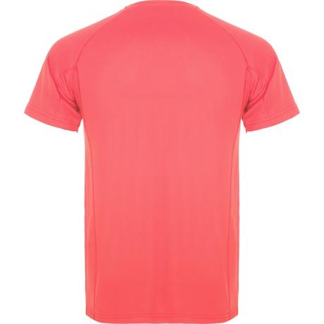 Спортивная футболка MONTECARLO мужская, КОРАЛЛОВЫЙ ФЛУОРЕСЦЕНТНЫЙ 2XL, коралловый флуоресцентный