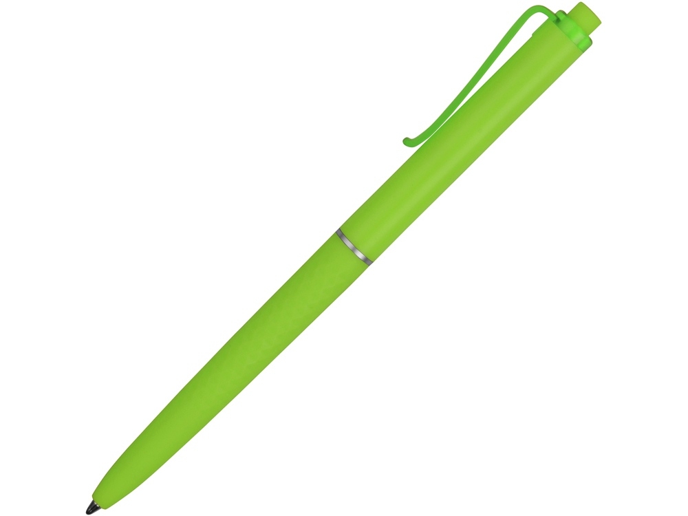 Ручка пластиковая soft-touch шариковая «Plane», зеленый, soft touch