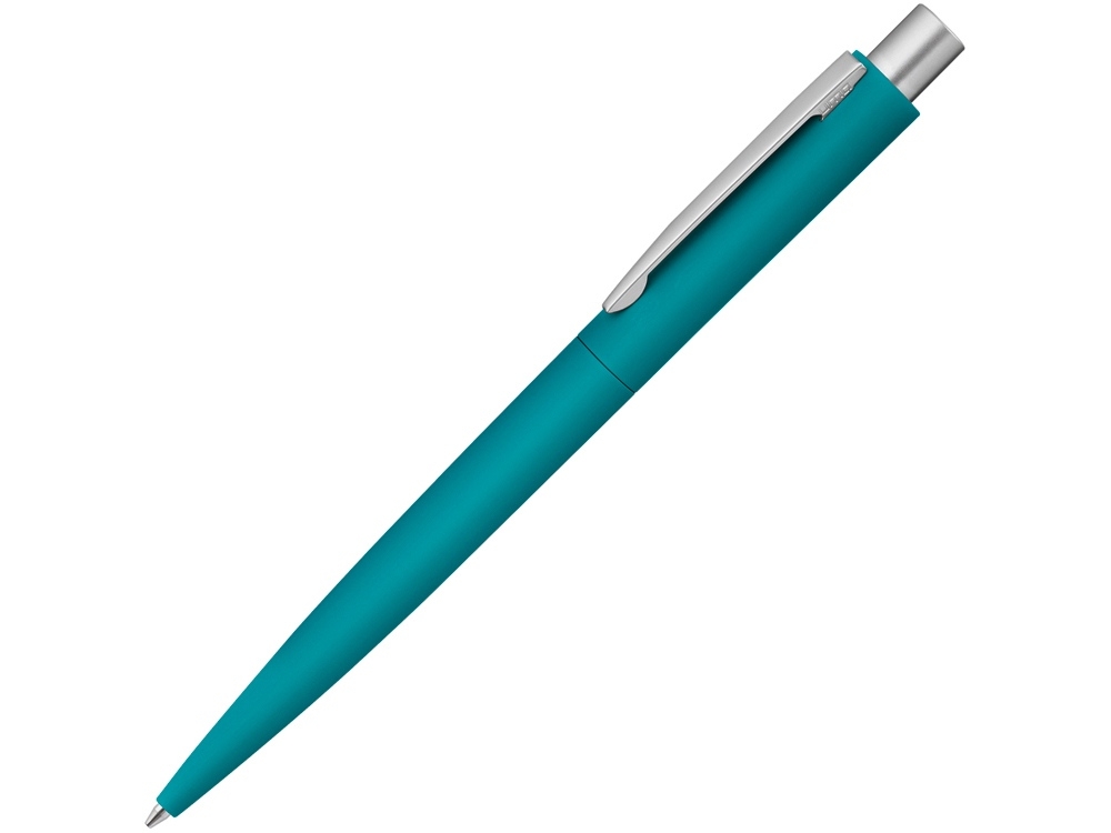 Ручка шариковая металлическая «Lumos Gum» soft-touch, голубой, металл