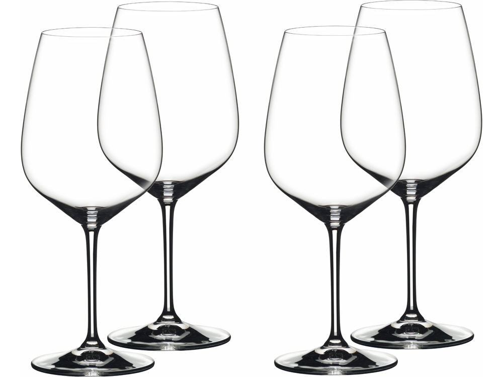 Набор бокалов Cabernet Sauvignon, 800 мл, 4 шт., прозрачный, стекло