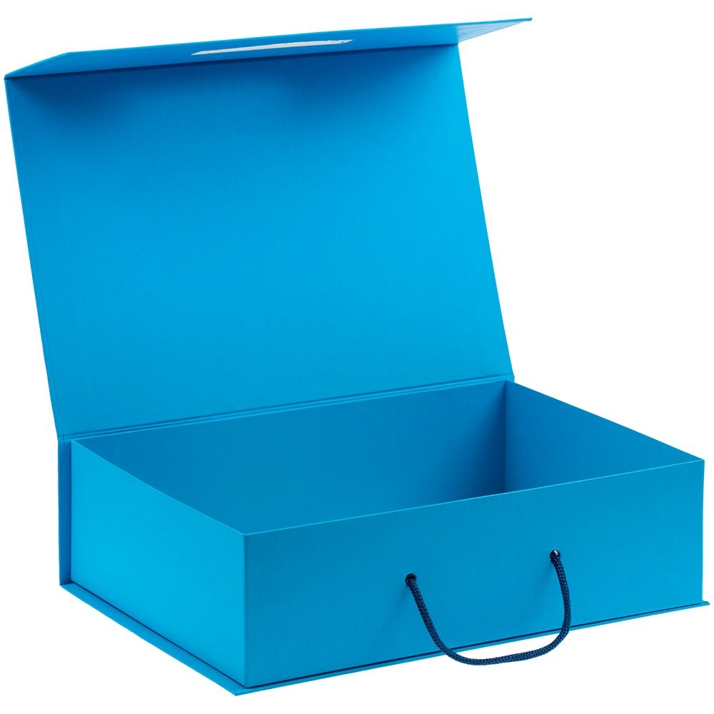 Коробка Case, подарочная, голубая, голубой, картон