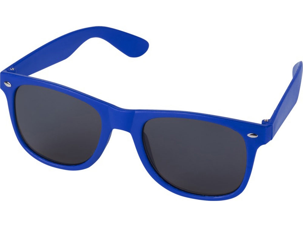 Солнцезащитные очки «Sun Ray» из переработанной пластмассы, синий, пластик
