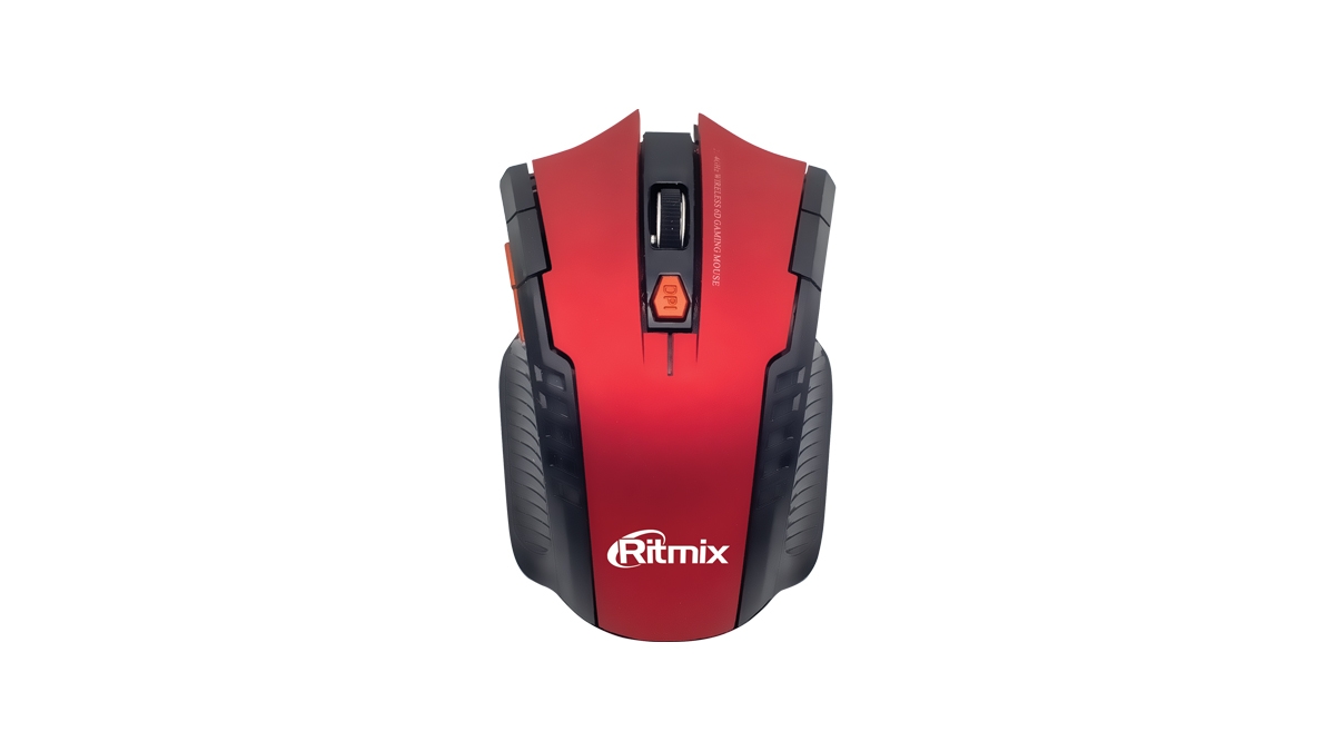Мышь беспроводная RITMIX RMW-115, красный, красный