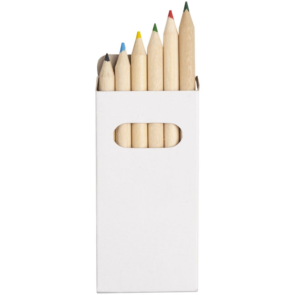 Набор цветных карандашей Pencilvania Mini, белый, белый