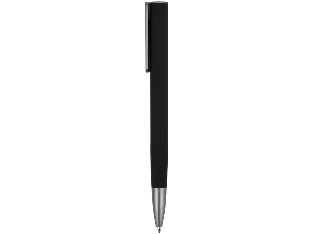 Ручка металлическая шариковая «Insomnia» soft-touch с зеркальным слоем, черный, серый