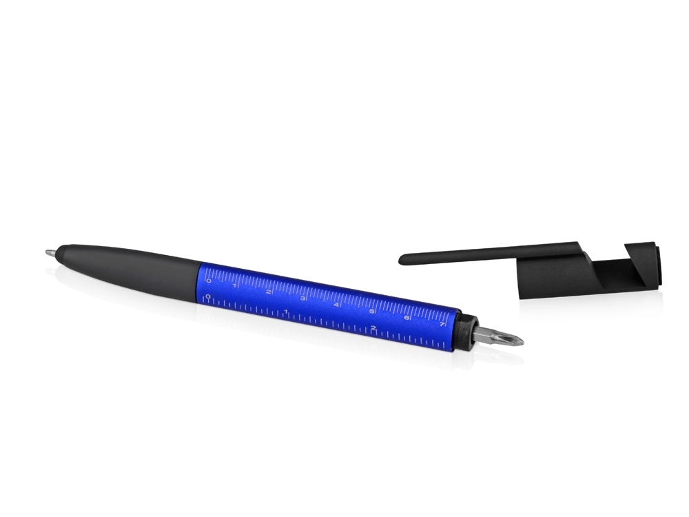 Ручка-стилус пластиковая шариковая «Multy», черный, пластик