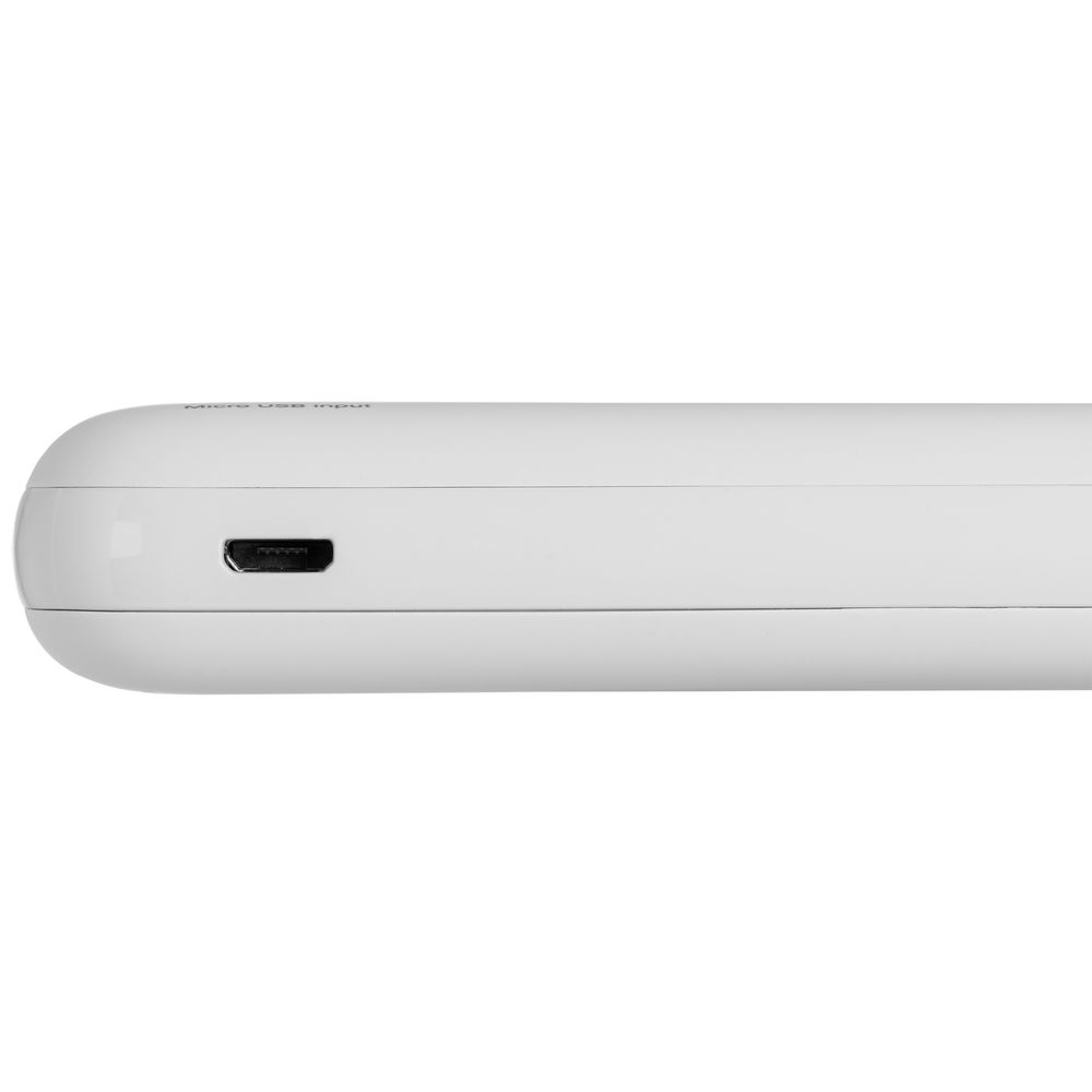 Aккумулятор Quick Charge Wireless 10000 мАч, белый, белый, пластик; покрытие софт-тач