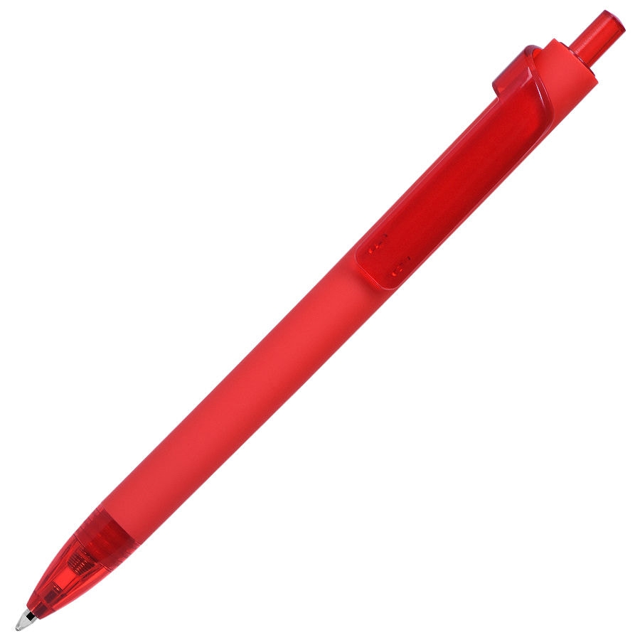FORTE SOFT, ручка шариковая, красный, пластик, покрытие soft, красный, пластик, покрытие soft touch