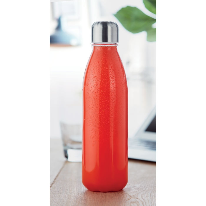 Бутылка стеклянная 500мл, оранжевый, стекло