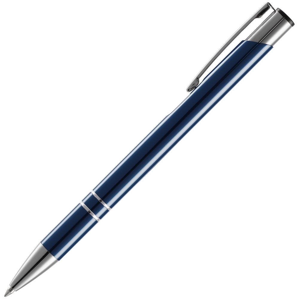 Ручка шариковая Keskus, темно-синяя, синий