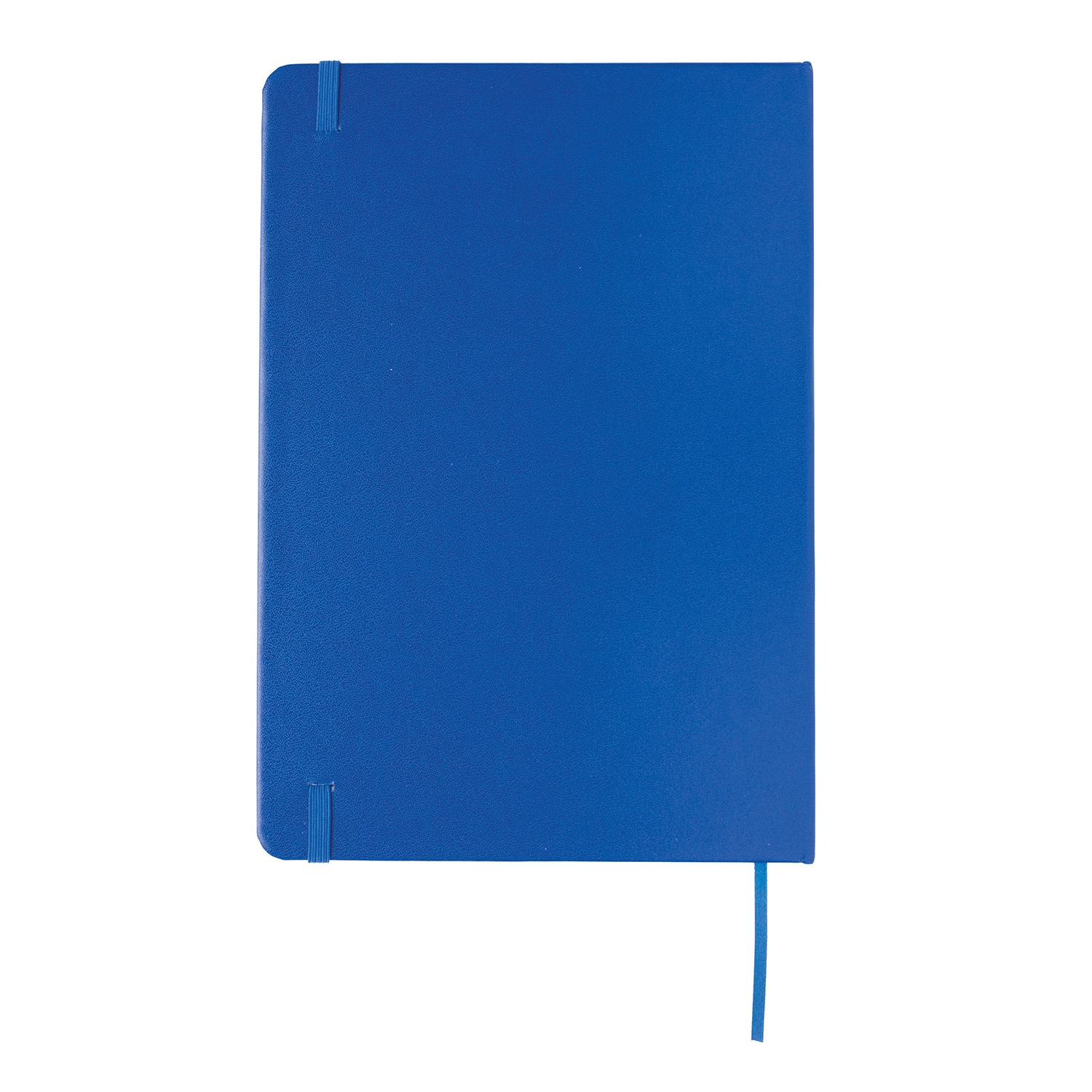 Блокнот с закладкой-фонариком, синий, бумага; tpr