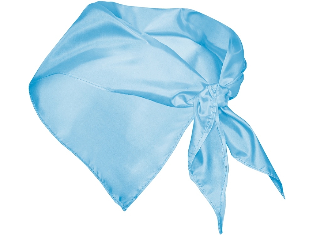Шейный платок FESTERO треугольной формы, голубой, полиэстер