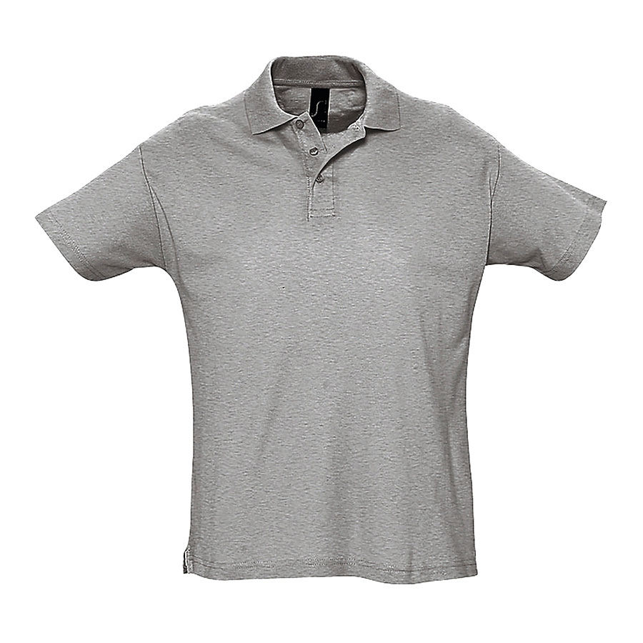 Рубашка поло мужская SUMMER II, серый меланж, XS, 85% хлопок, 15% вискоза, 170 г/м2, серый, гребенной хлопок 85%, вискоза 15%,  плотность 170 г/м2, пике