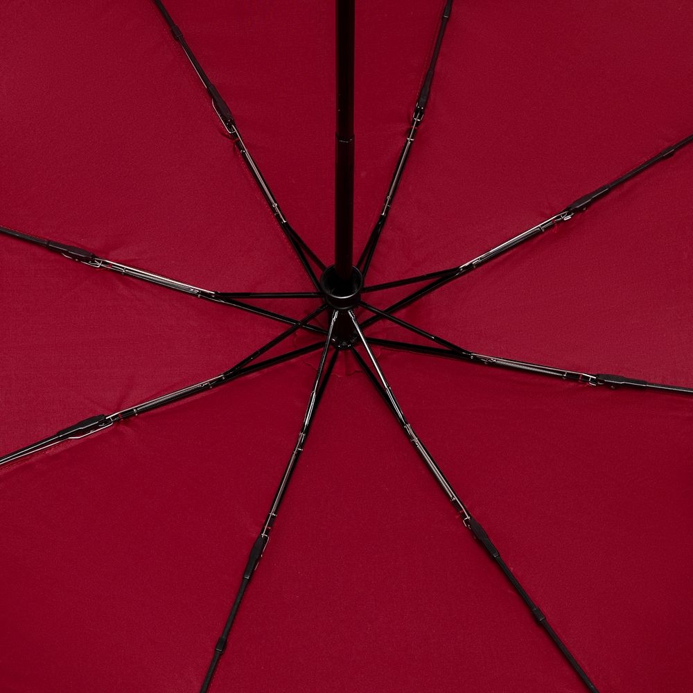 Зонт складной Ribbo, красный, красный