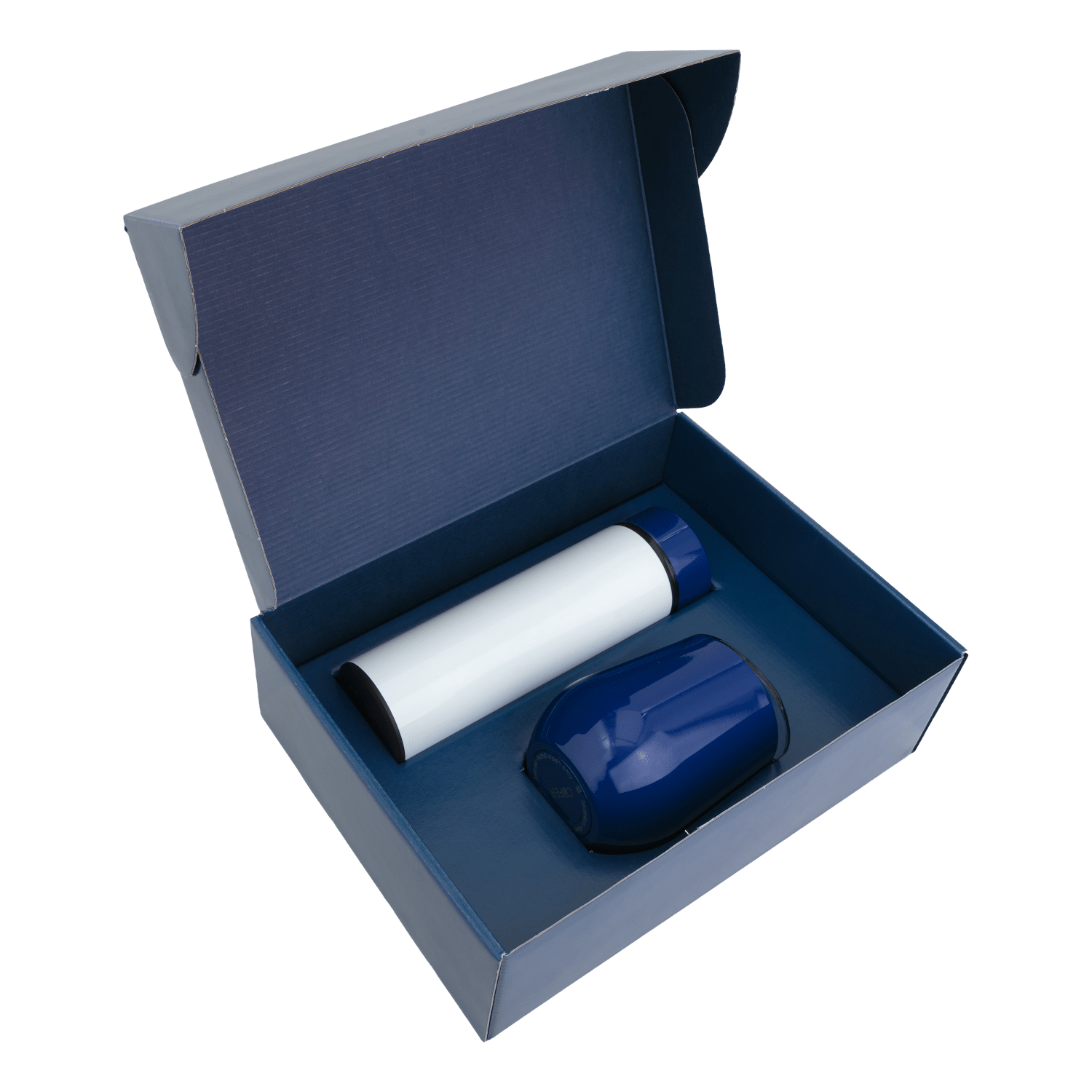 Набор Hot Box Duo CW (белый с синим), синий, металл, микрогофрокартон