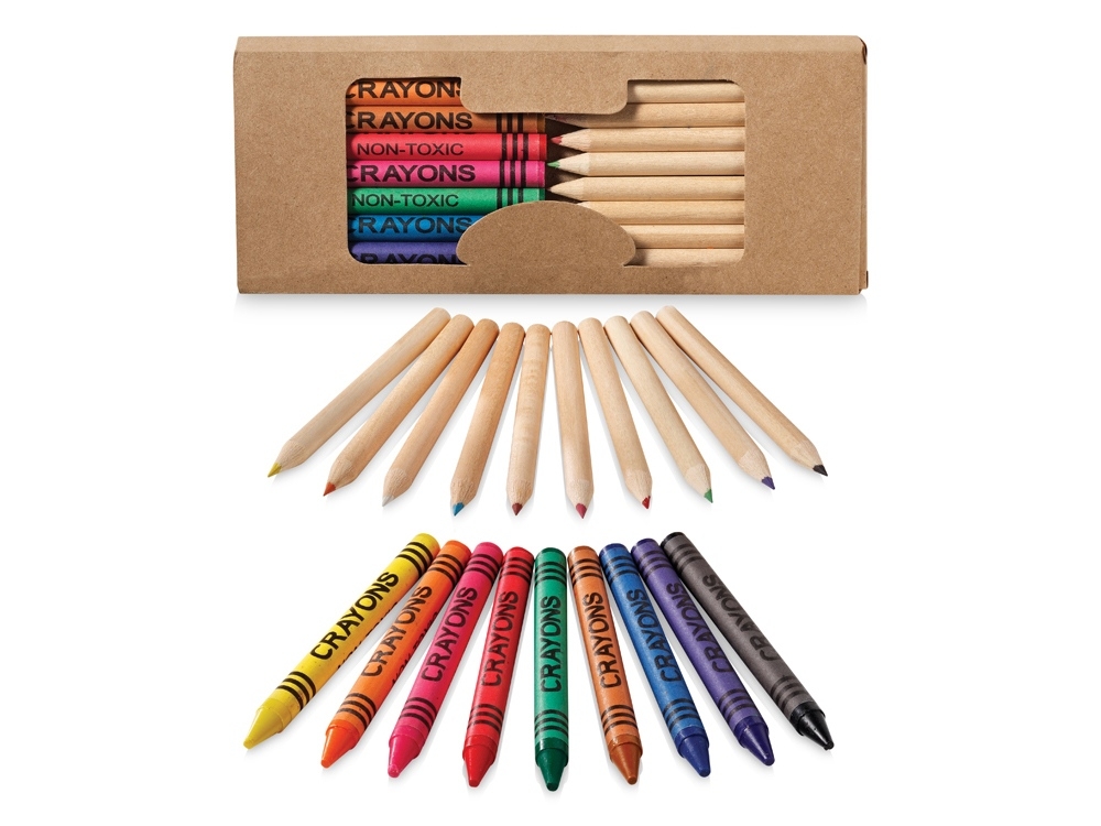 Набор карандашей «Скетч», натуральный, разноцветный, картон