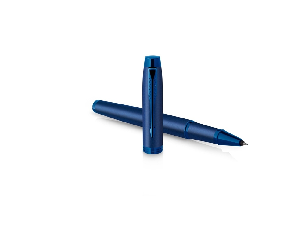 Ручка роллер Parker «IM Monochrome Blue», синий, металл