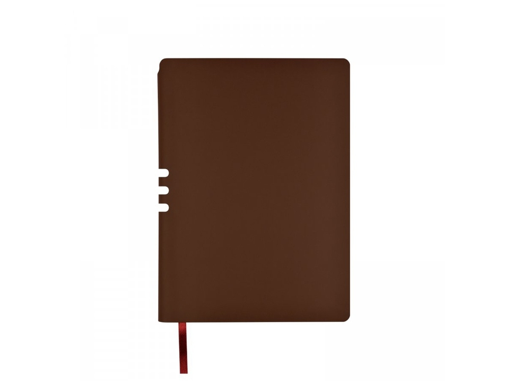 Ежедневник недатированный А5 «Madrid», коричневый, кожзам, soft touch