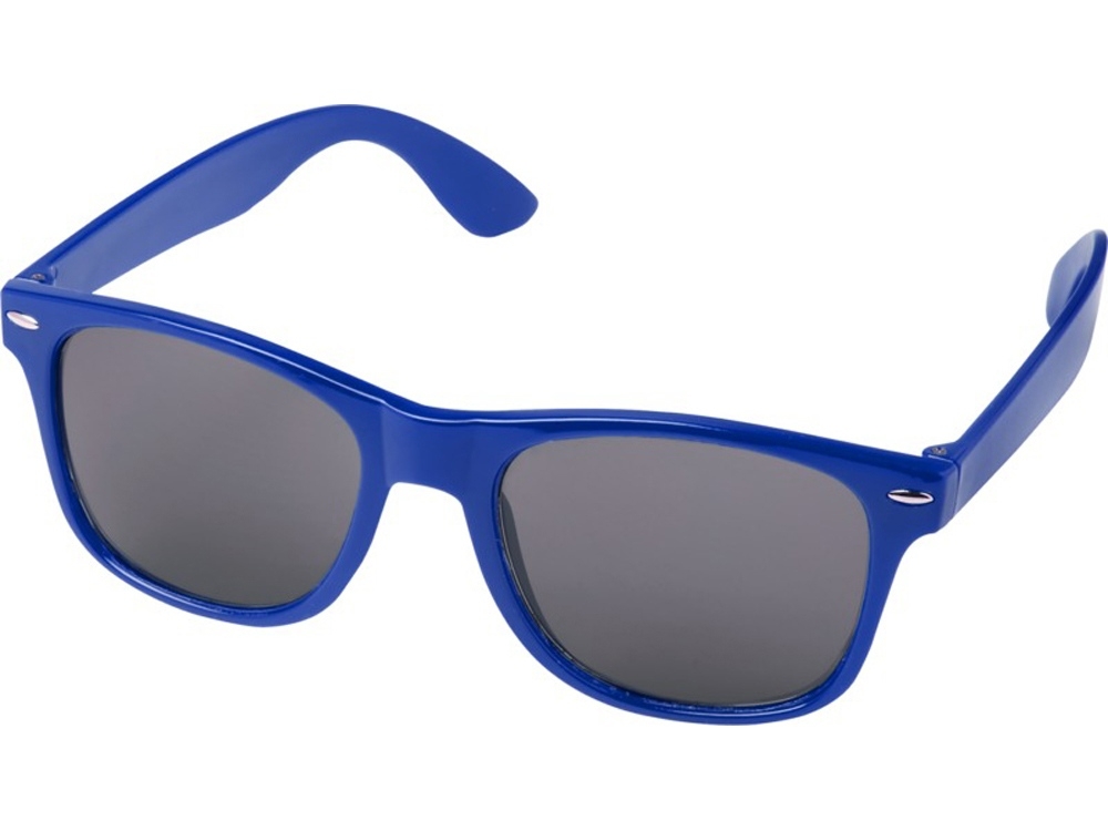 Солнцезащитные очки «Sun Ray» из переработанного PET-пластика, синий, пластик
