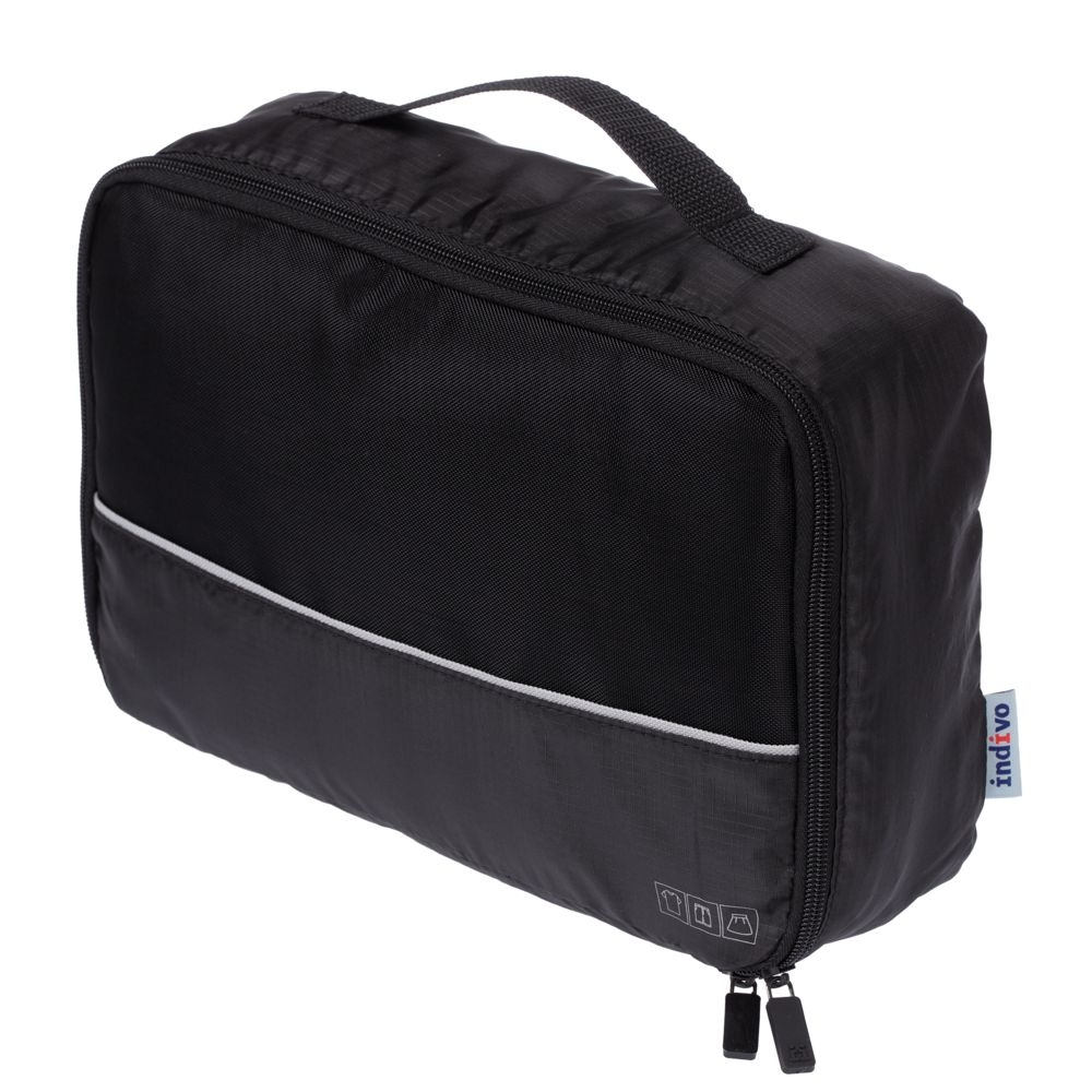 Дорожный набор сумок noJumble 4 в 1, черный, черный, полиэстер, рипстоп