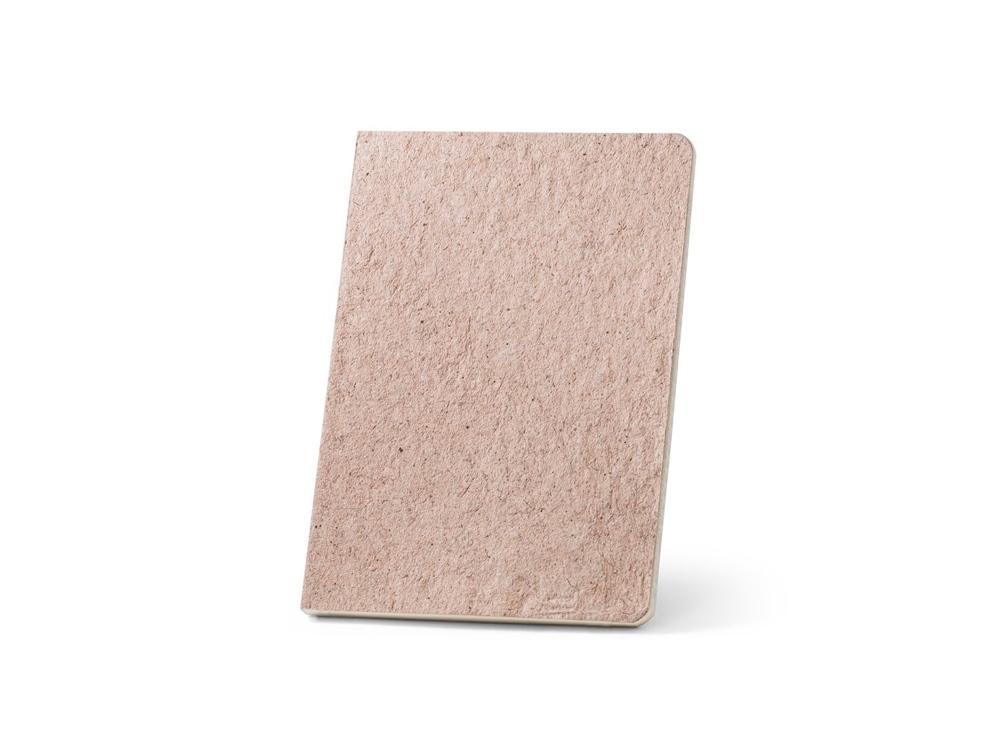 Блокнот A5 «TEAPAD SEMI-RIGID», натуральный, бумага, переработанные растительные материалы