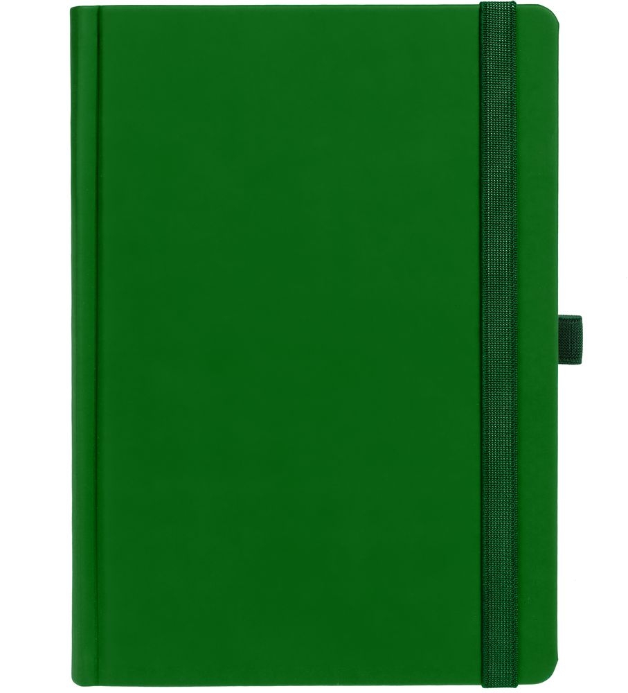 Ежедневник Favor, недатированный, ярко-зеленый, зеленый, искусственная кожа; покрытие софт-тач