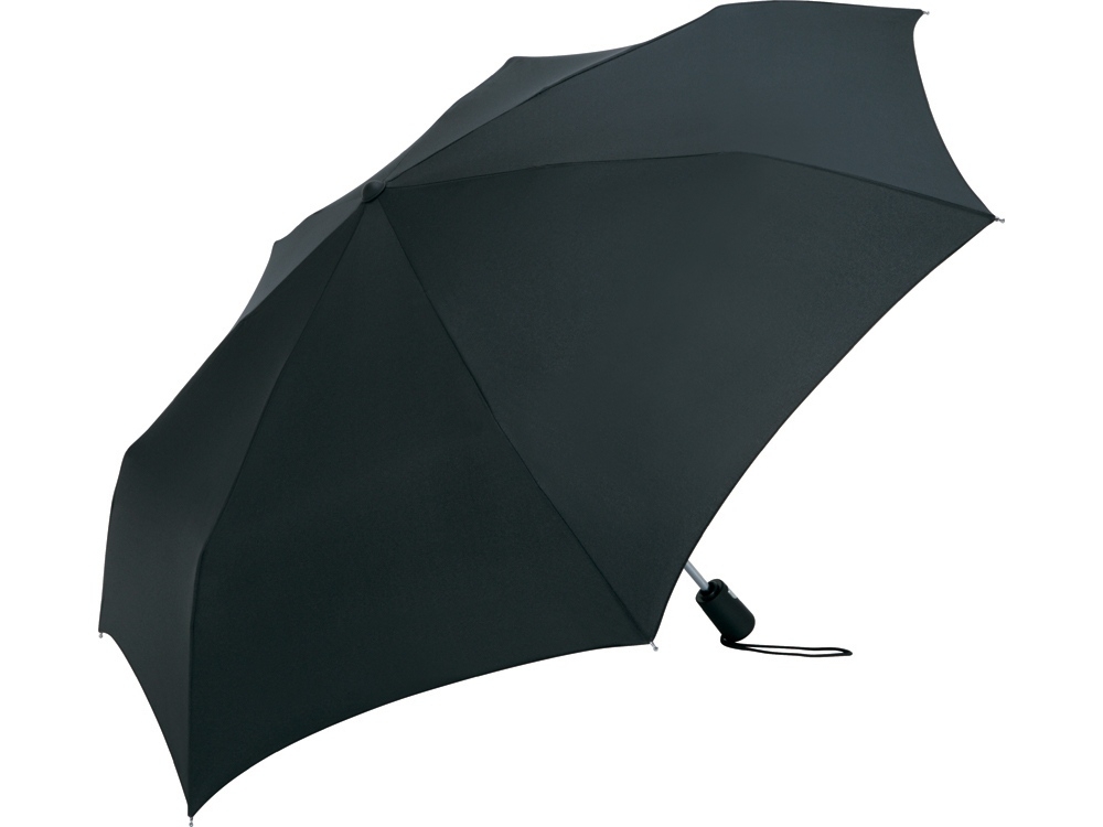 Зонт складной «Trimagic» полуавтомат, черный, полиэстер