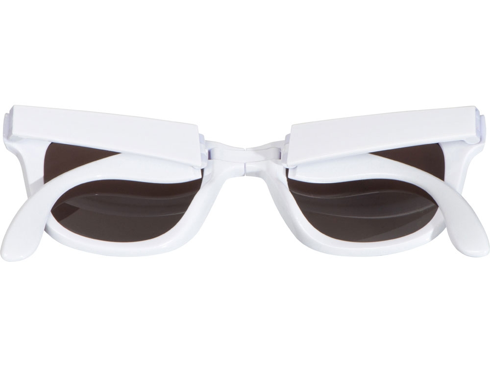 Складные очки с зеркальными линзами «Ibiza», белый, акрил