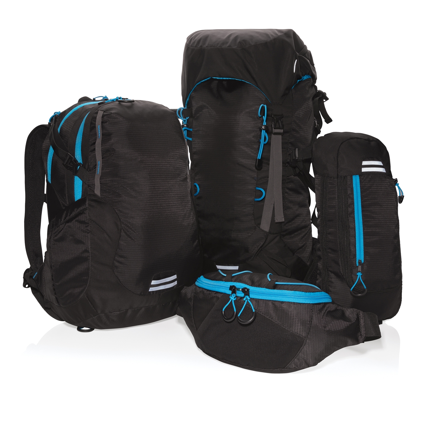 Средний походный рюкзак Explorer, 26 л (без ПВХ), черный, полиэстер; полиэстер
