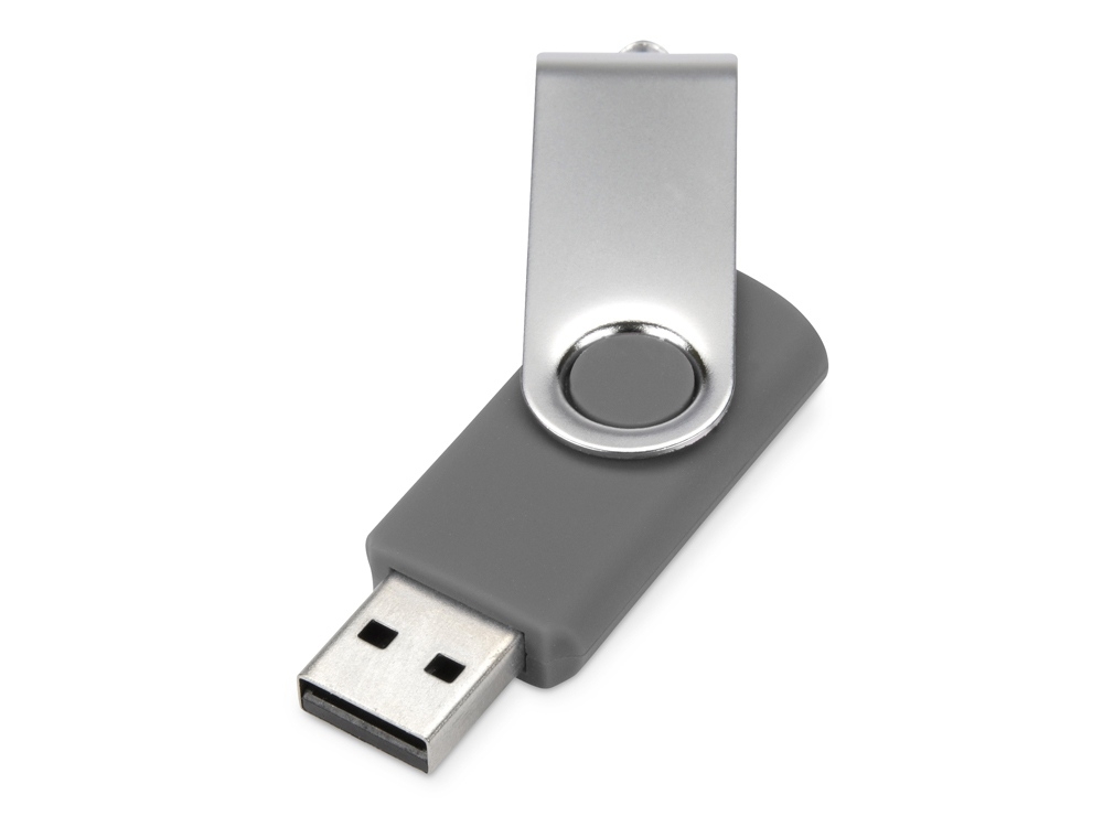 USB-флешка на 32 Гб «Квебек», серый, soft touch