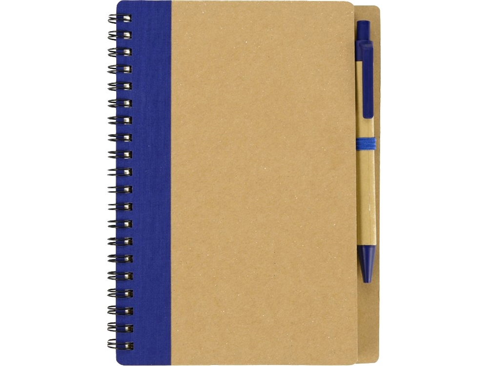 Подарочный набор Essentials с флешкой и блокнотом А5 с ручкой, синий, натуральный, пластик, металл, бумага