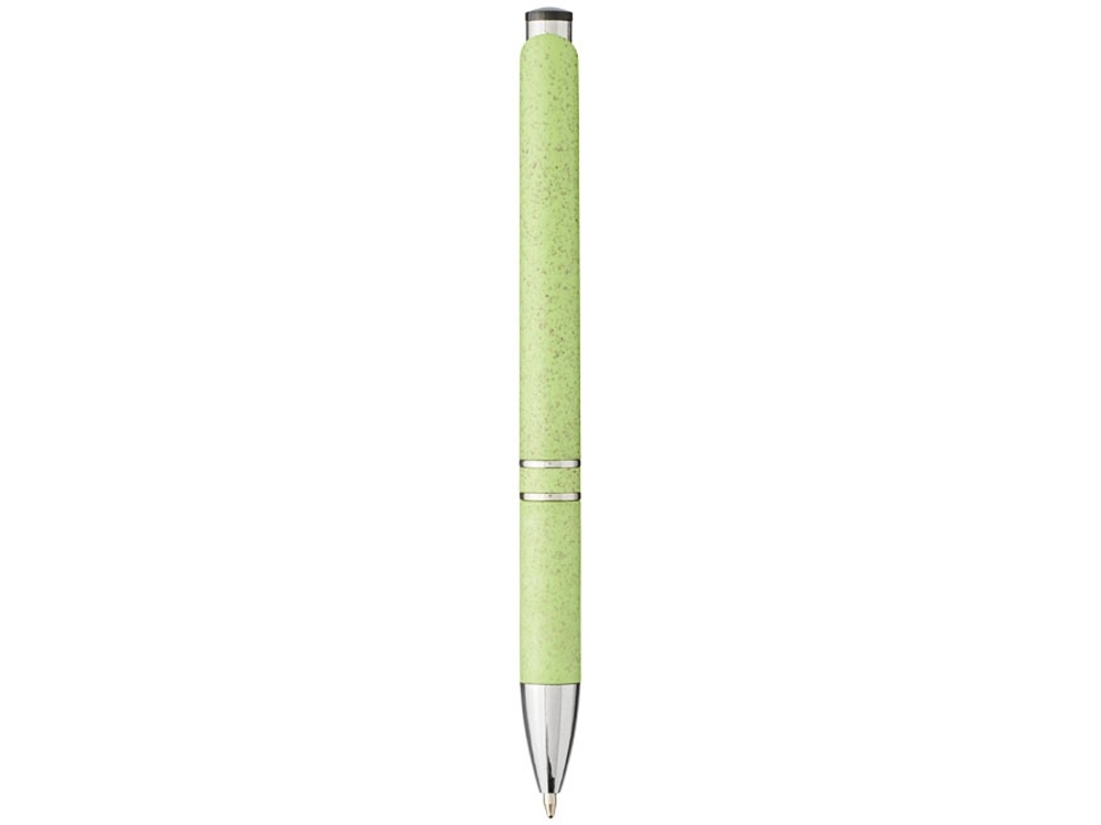 Ручка шариковая «Moneta» из АБС-пластика и пшеничной соломы, зеленый, пластик, растительные волокна