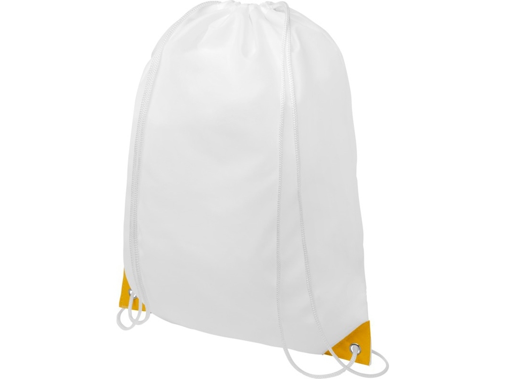Рюкзак «Oriole» с цветными углами, желтый, полиэстер